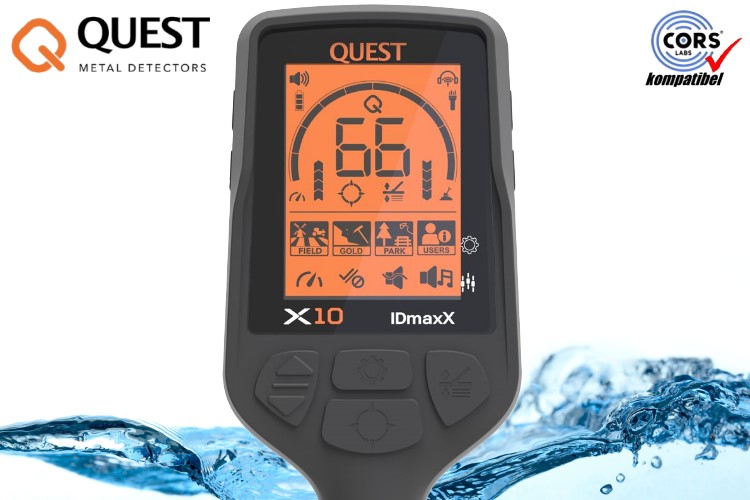 Quest X10 IDmaxX Metalldetektor 